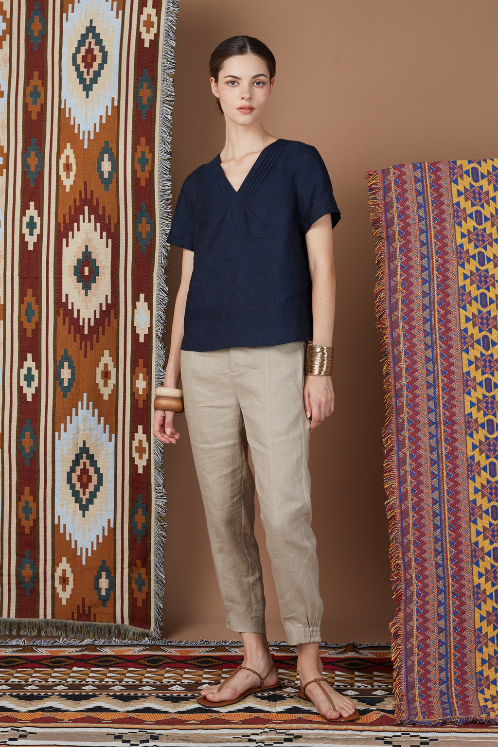 KYLE ELASTIC HEM TAPERED PANTS