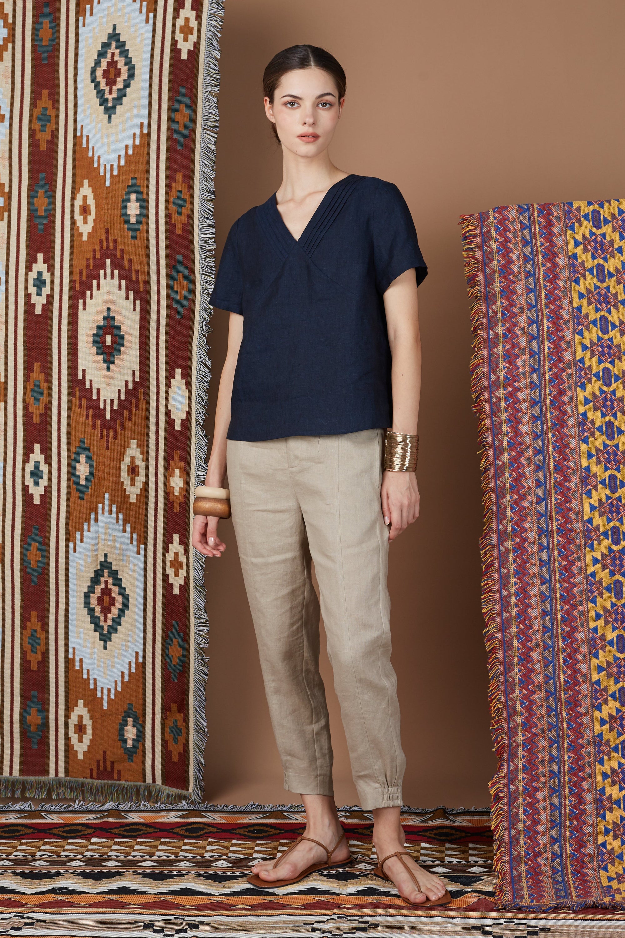 KYLE ELASTIC HEM TAPERED PANTS