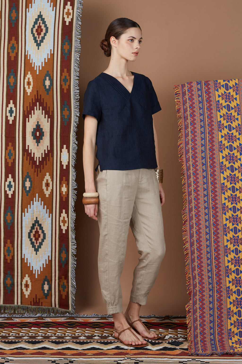 KYLE ELASTIC HEM TAPERED PANTS