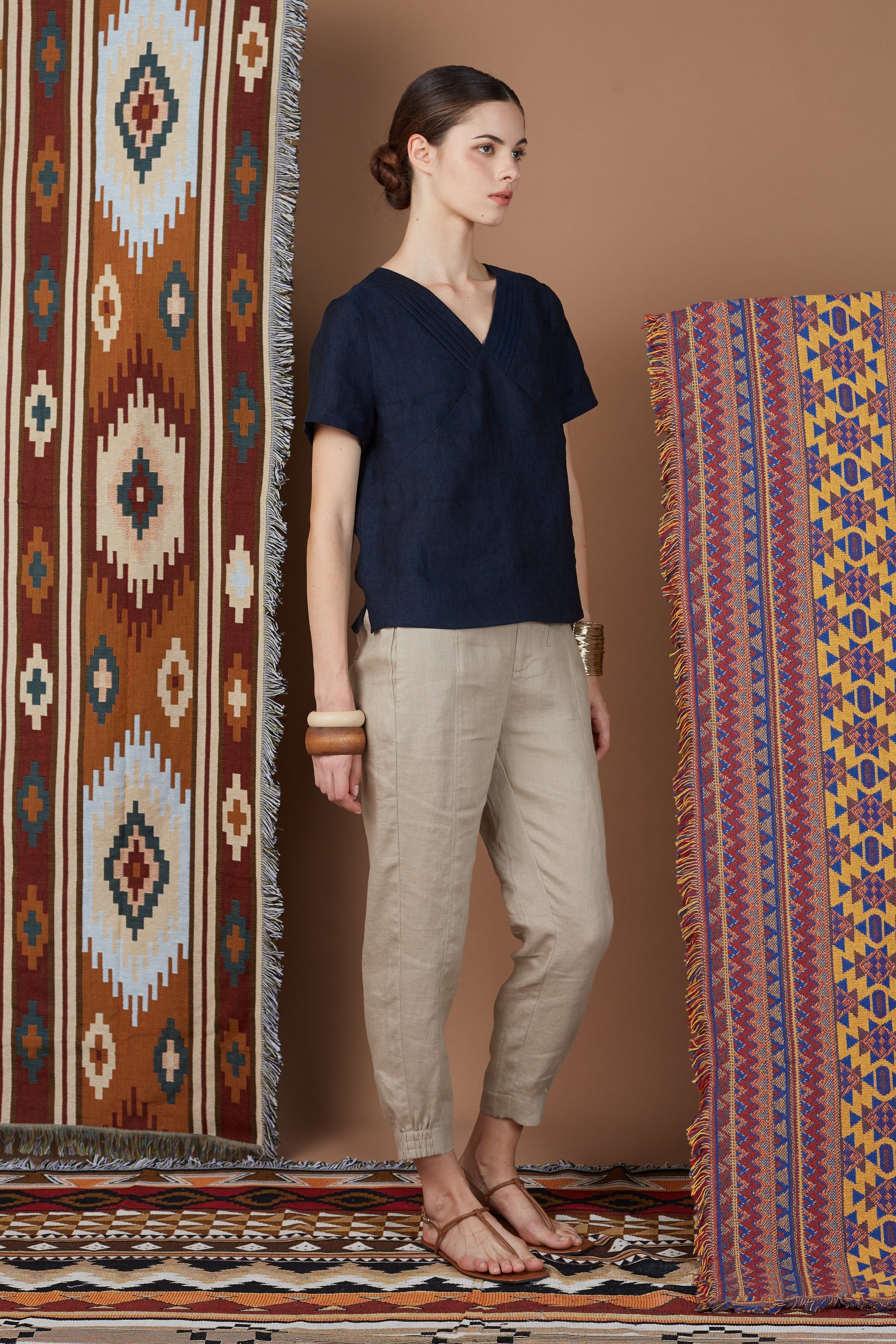 KYLE ELASTIC HEM TAPERED PANTS