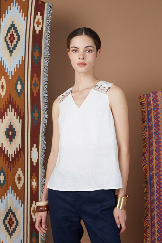 AROLIN BEADED TOP