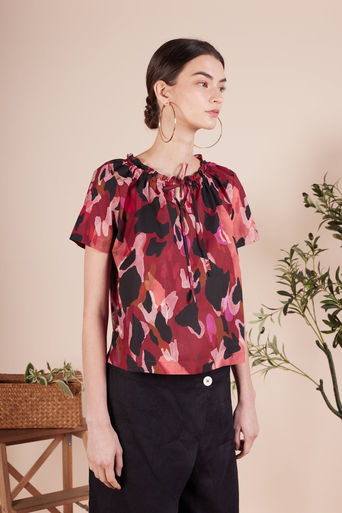 Casey Printed Blouse