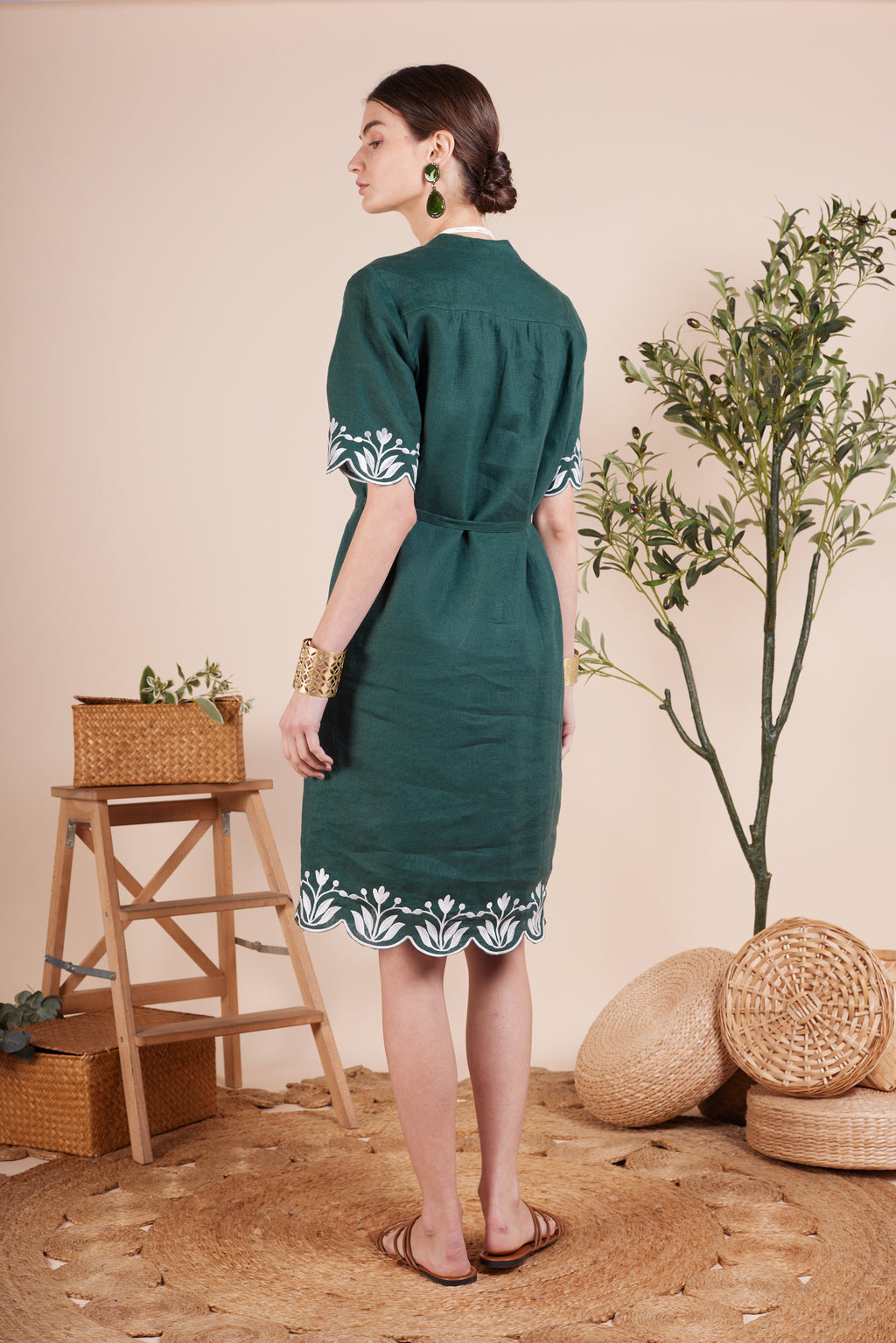 Cecilia Embroidery Flower Dress