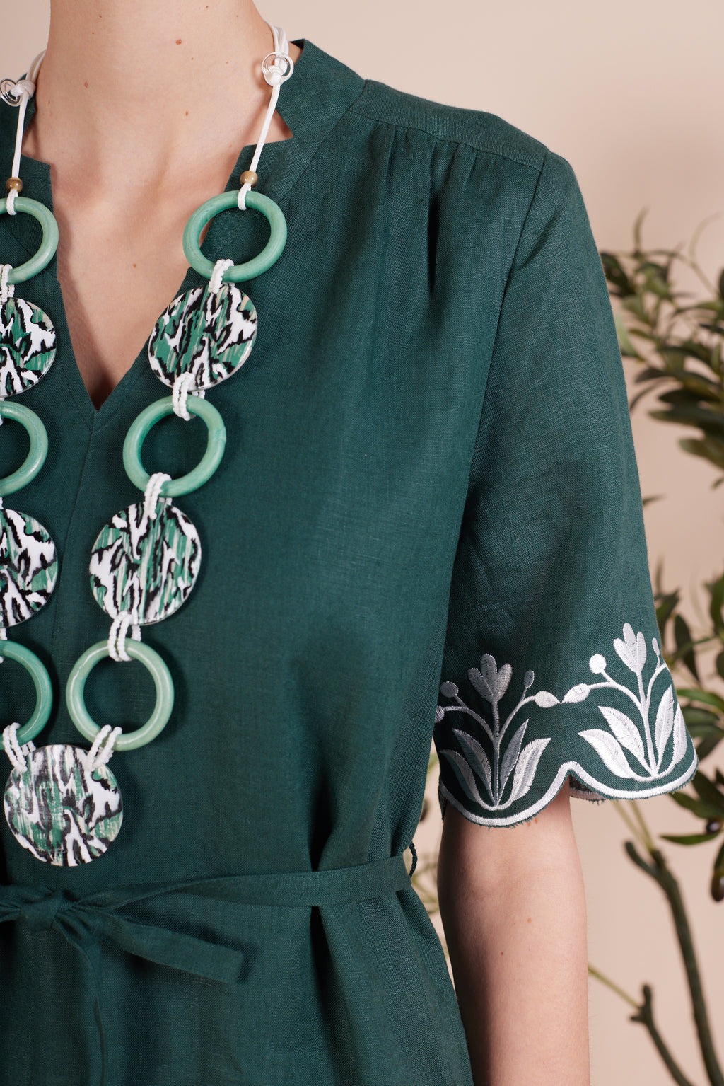 Cecilia Embroidery Flower Dress