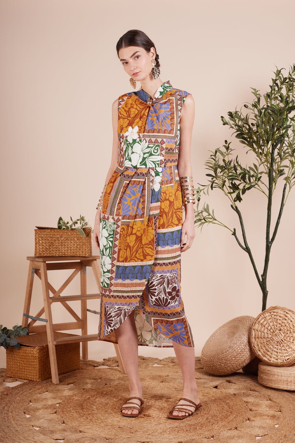 MIKAYLA FLORAL PRINTED DRESS