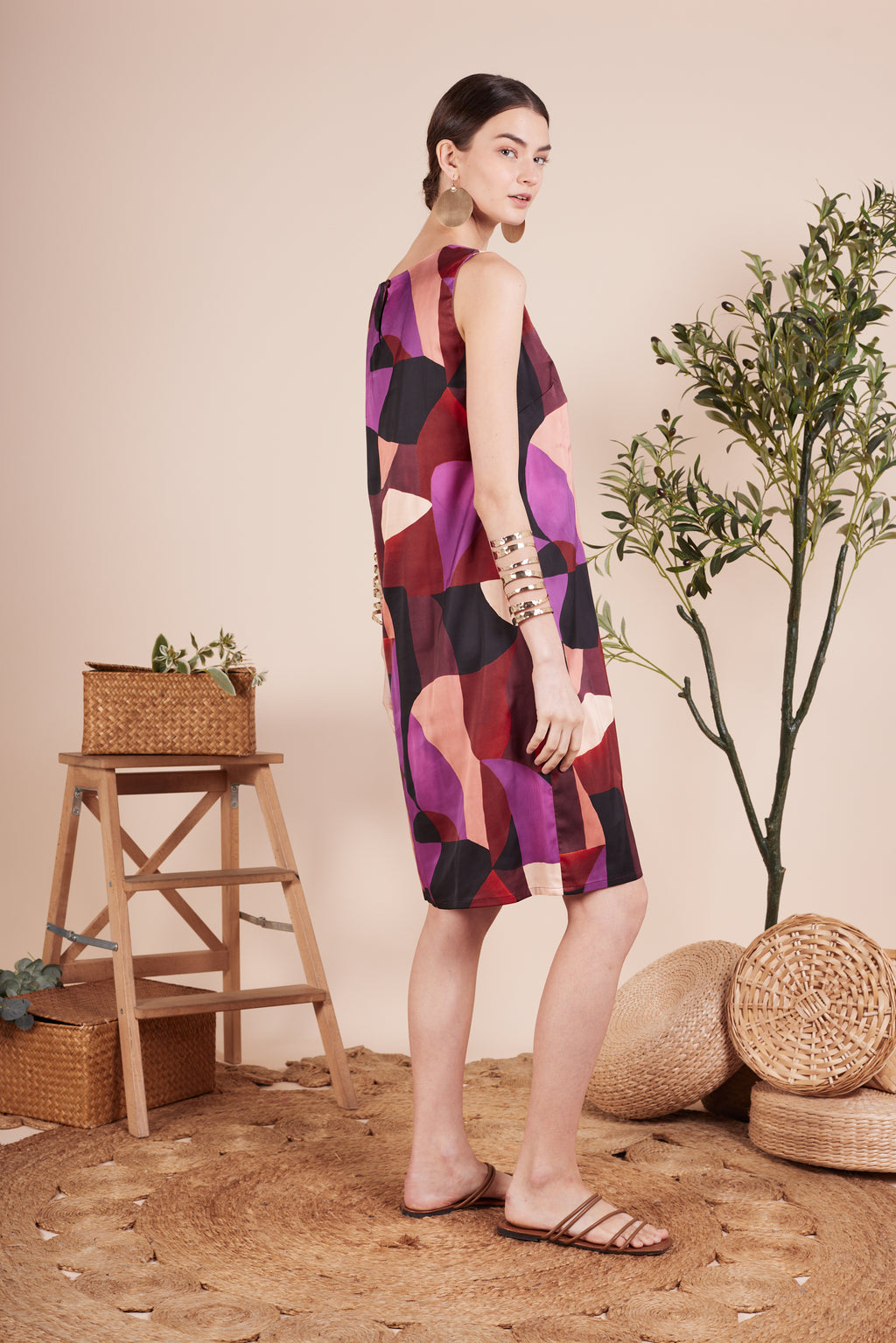 Sunniva Printed Dress