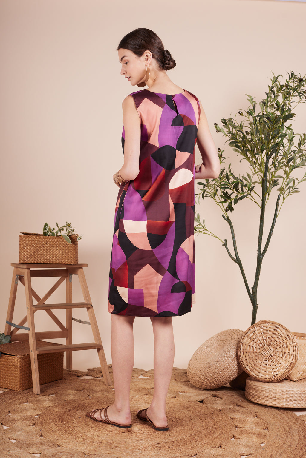 Sunniva Printed Dress