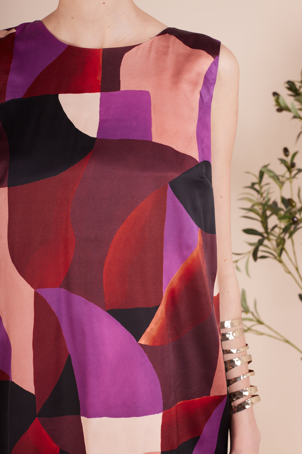 Sunniva Printed Dress