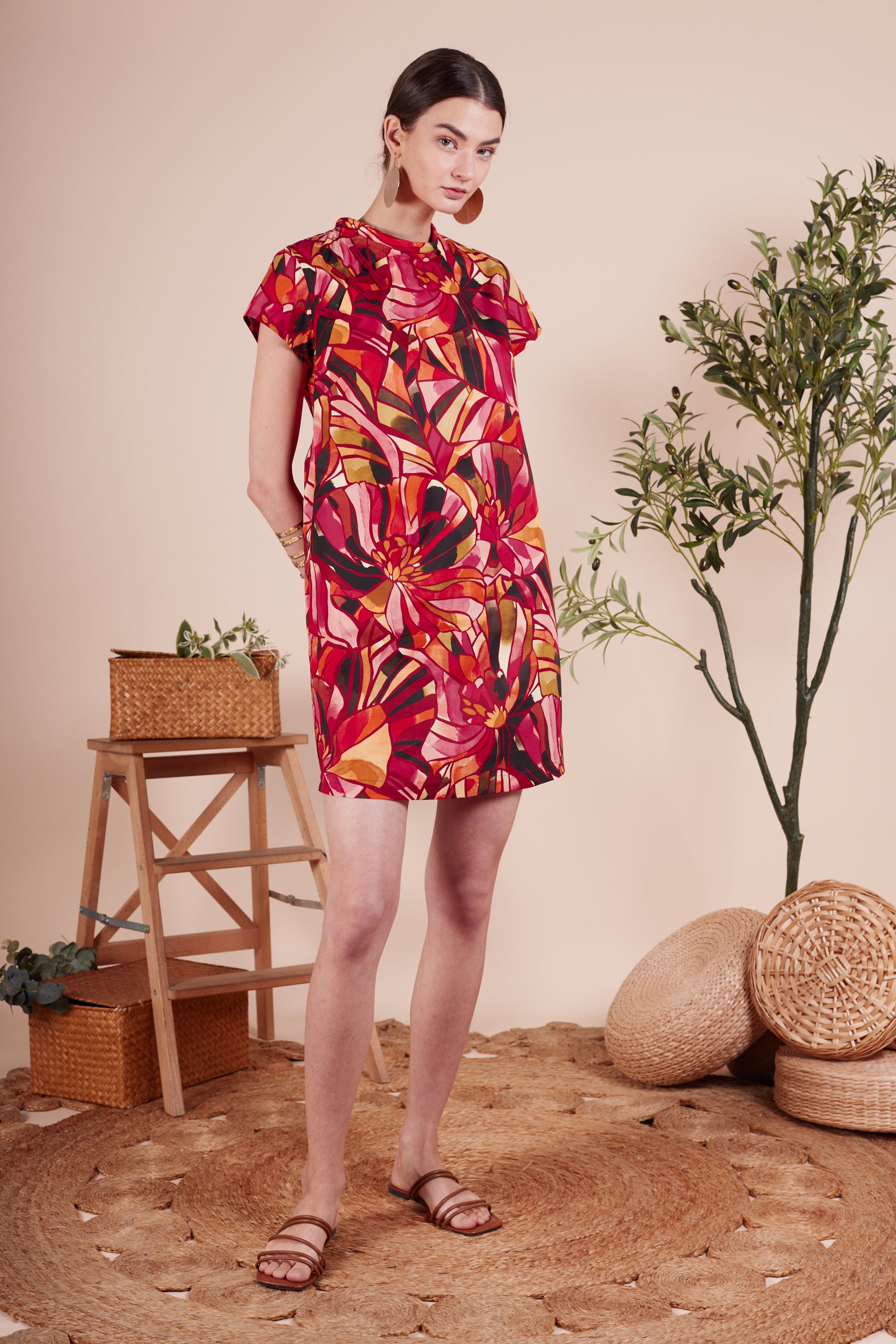 Isabella Floral Printed Dress