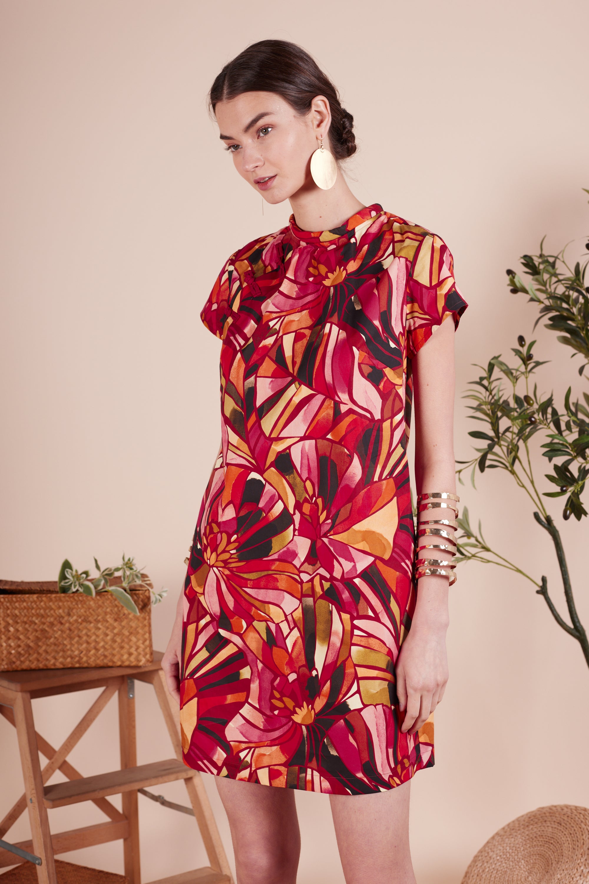 Isabella Floral Printed Dress