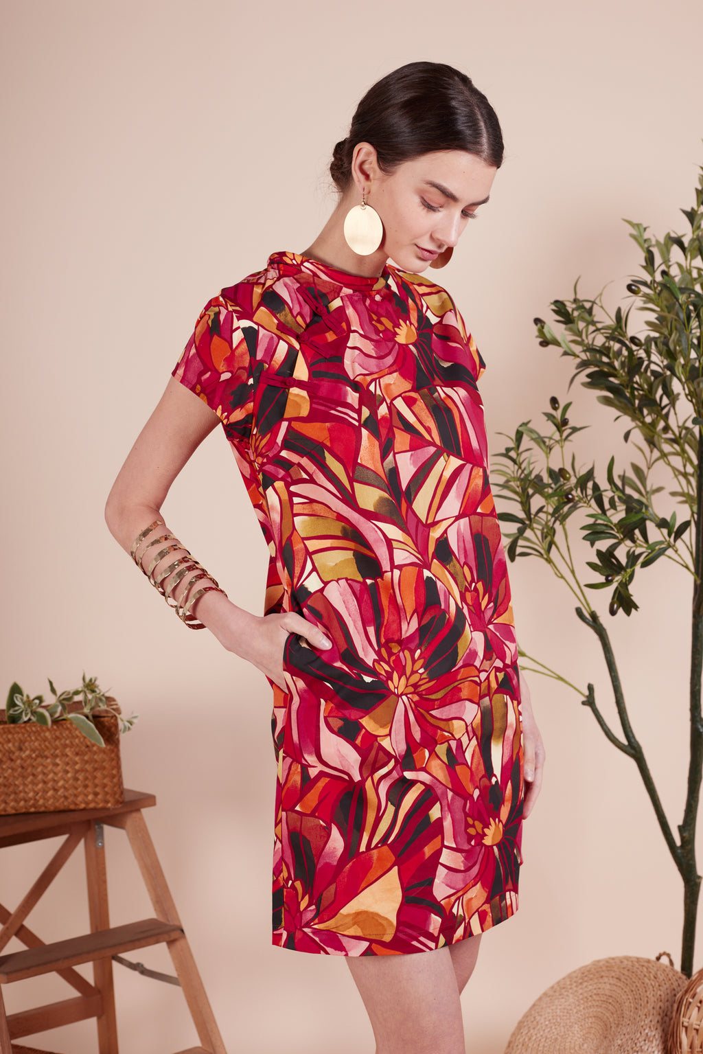 Isabella Floral Printed Dress