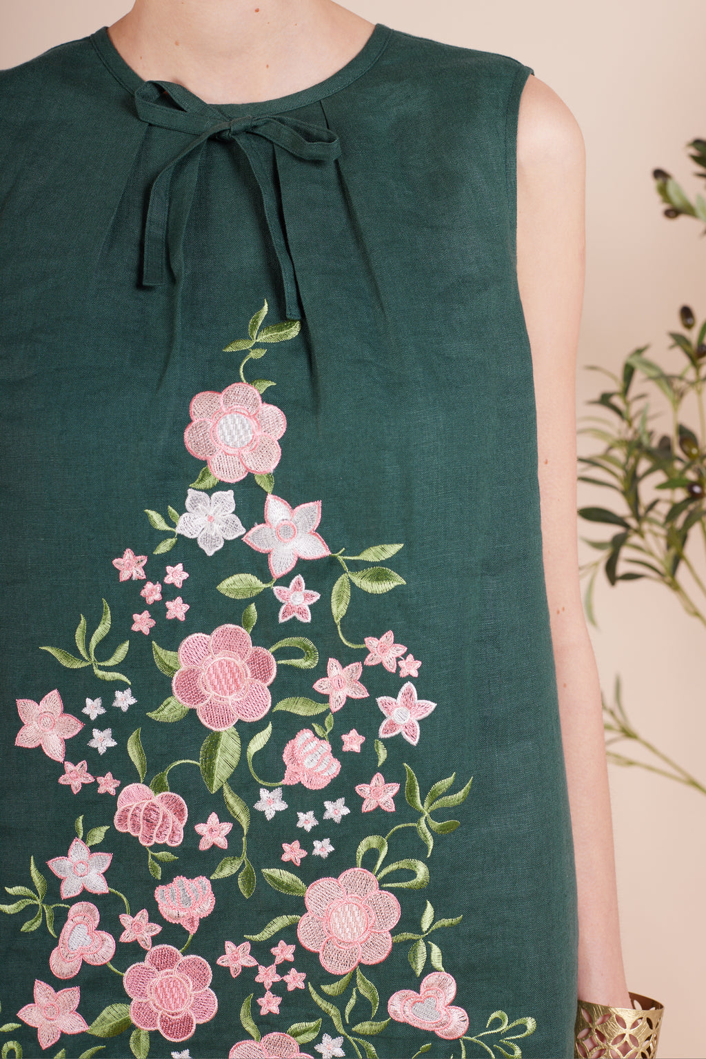 Layla Embroidery Flower Dress