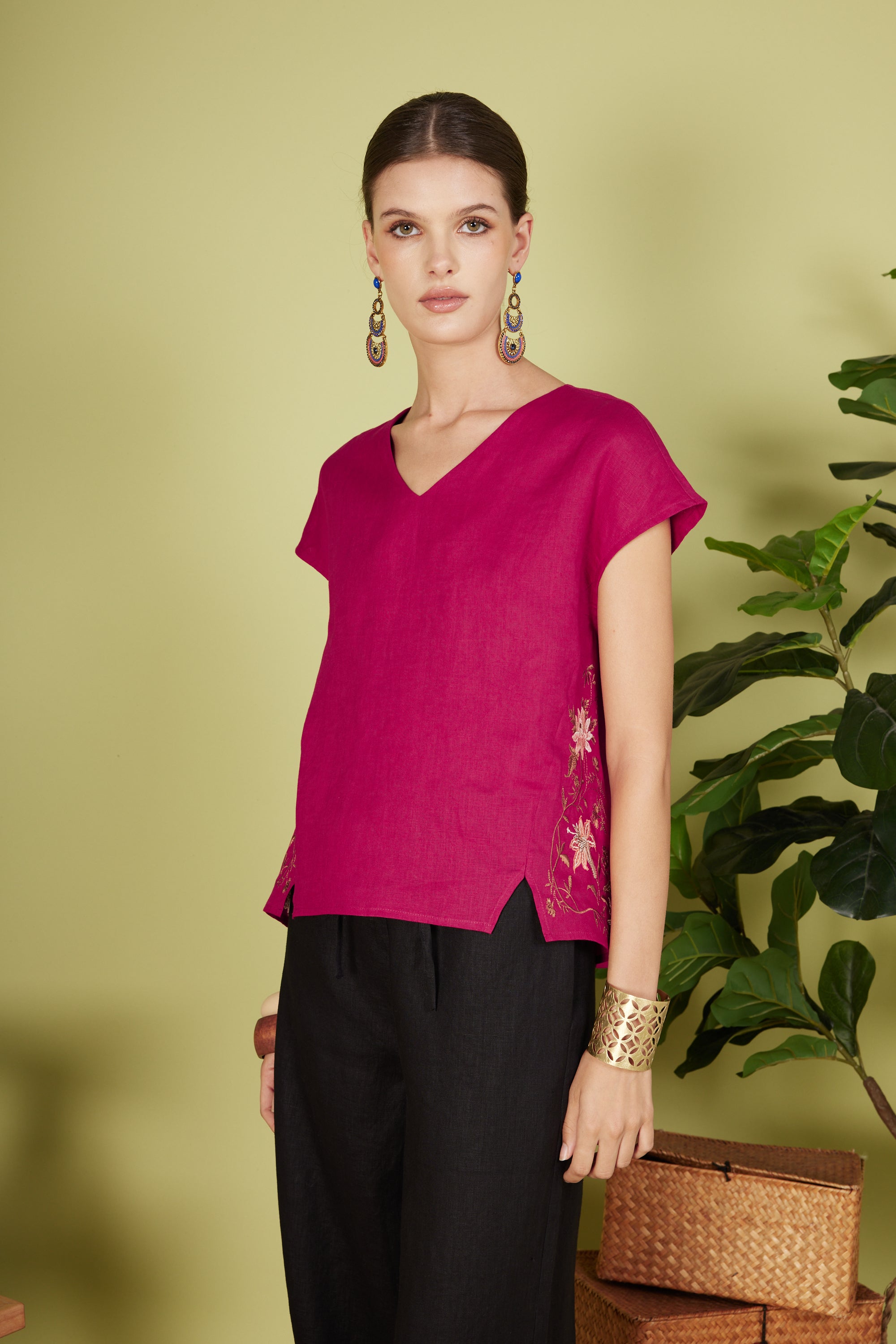 LILIAN SHORT SLEEVE TOP