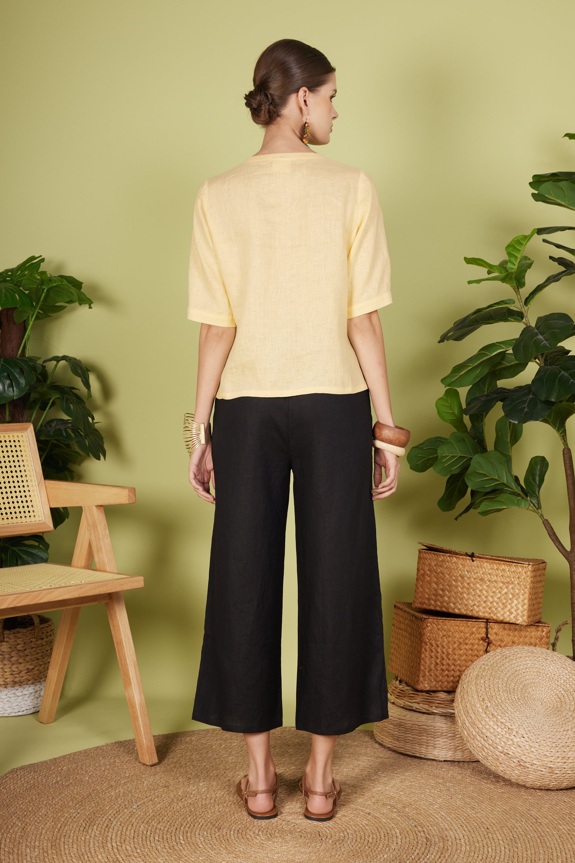 MARCIE QUARTER SLEEVE TOP