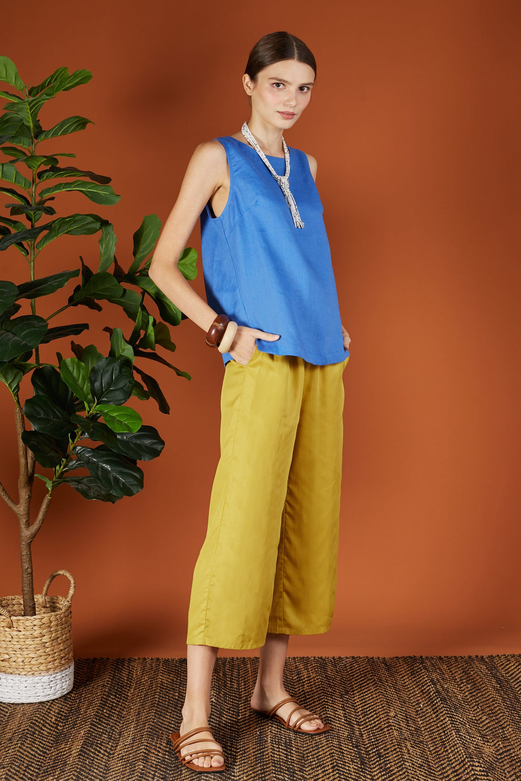 Gorly Round Neck Basic Top