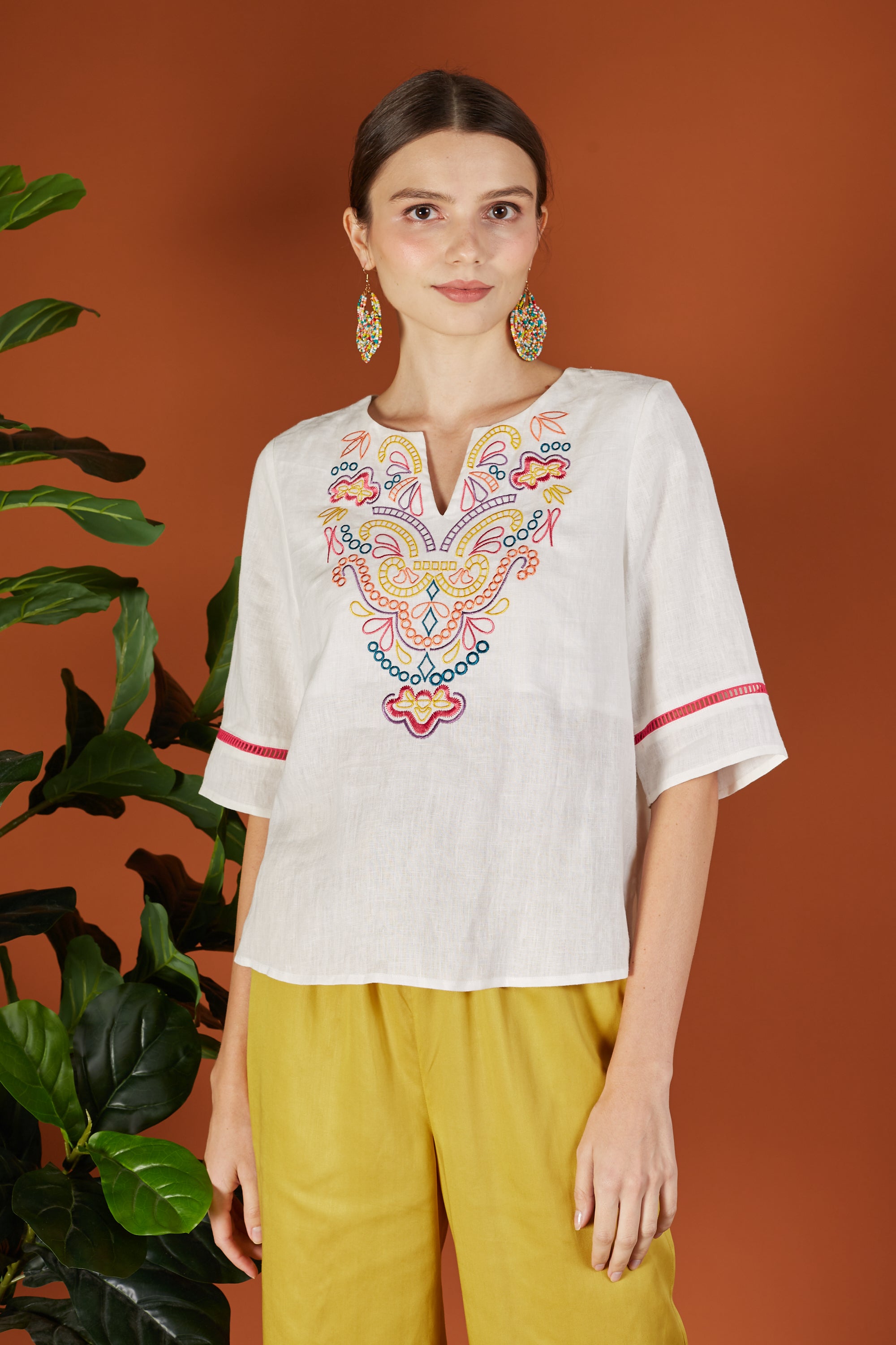 Eloise Embroidery Blouse