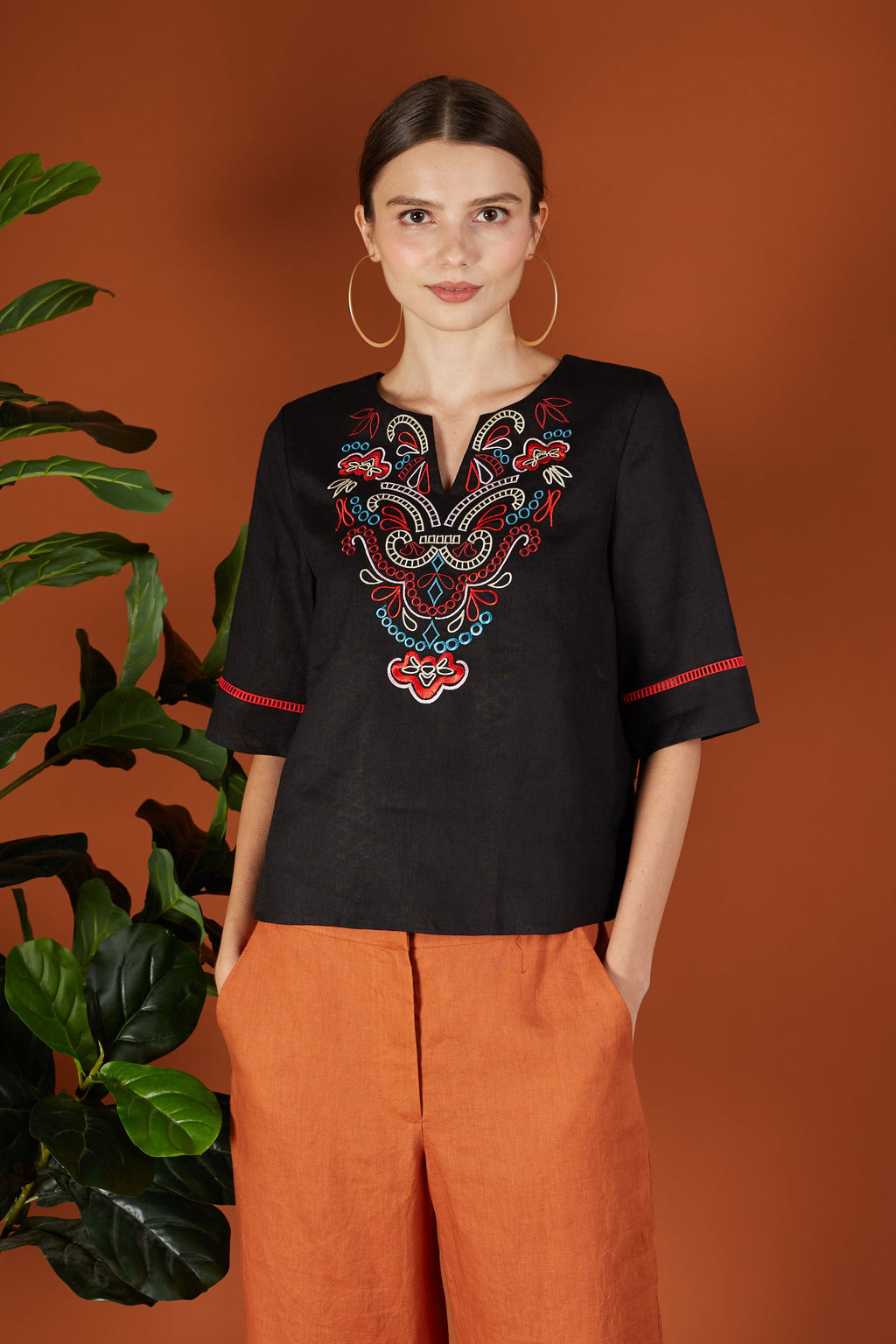 Eloise Embroidery Blouse