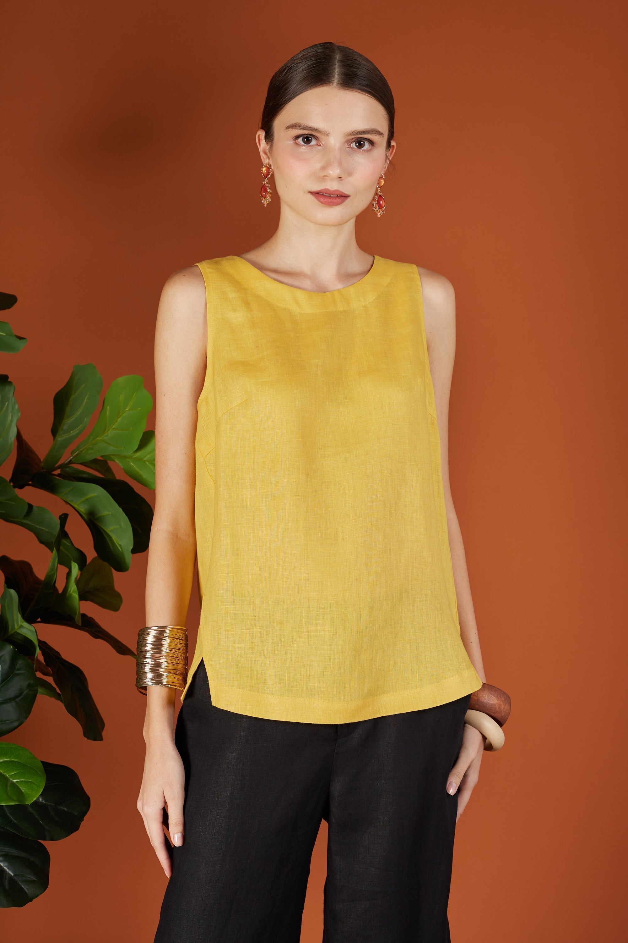 Gorly Round Neck Basic Top