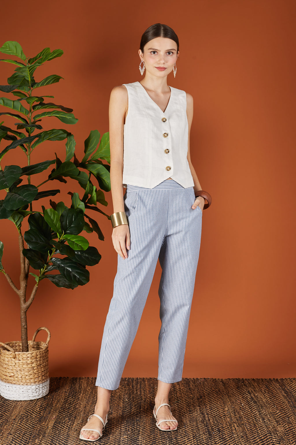 Summer Striped Pants