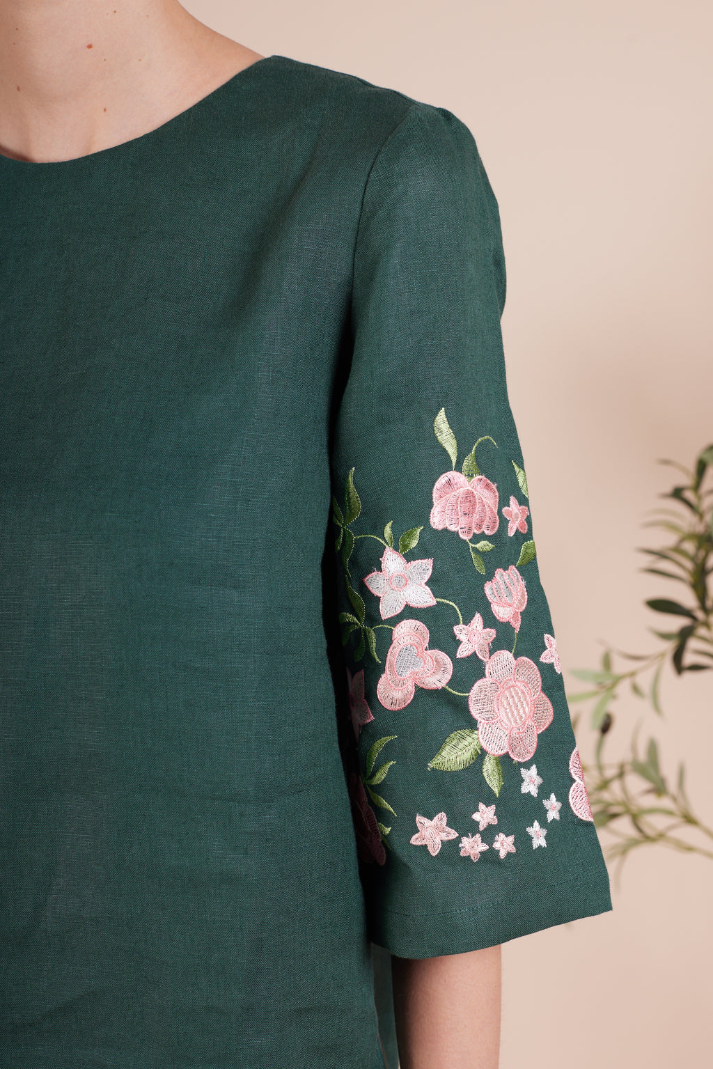 Layla Embroidery Flower Blouse