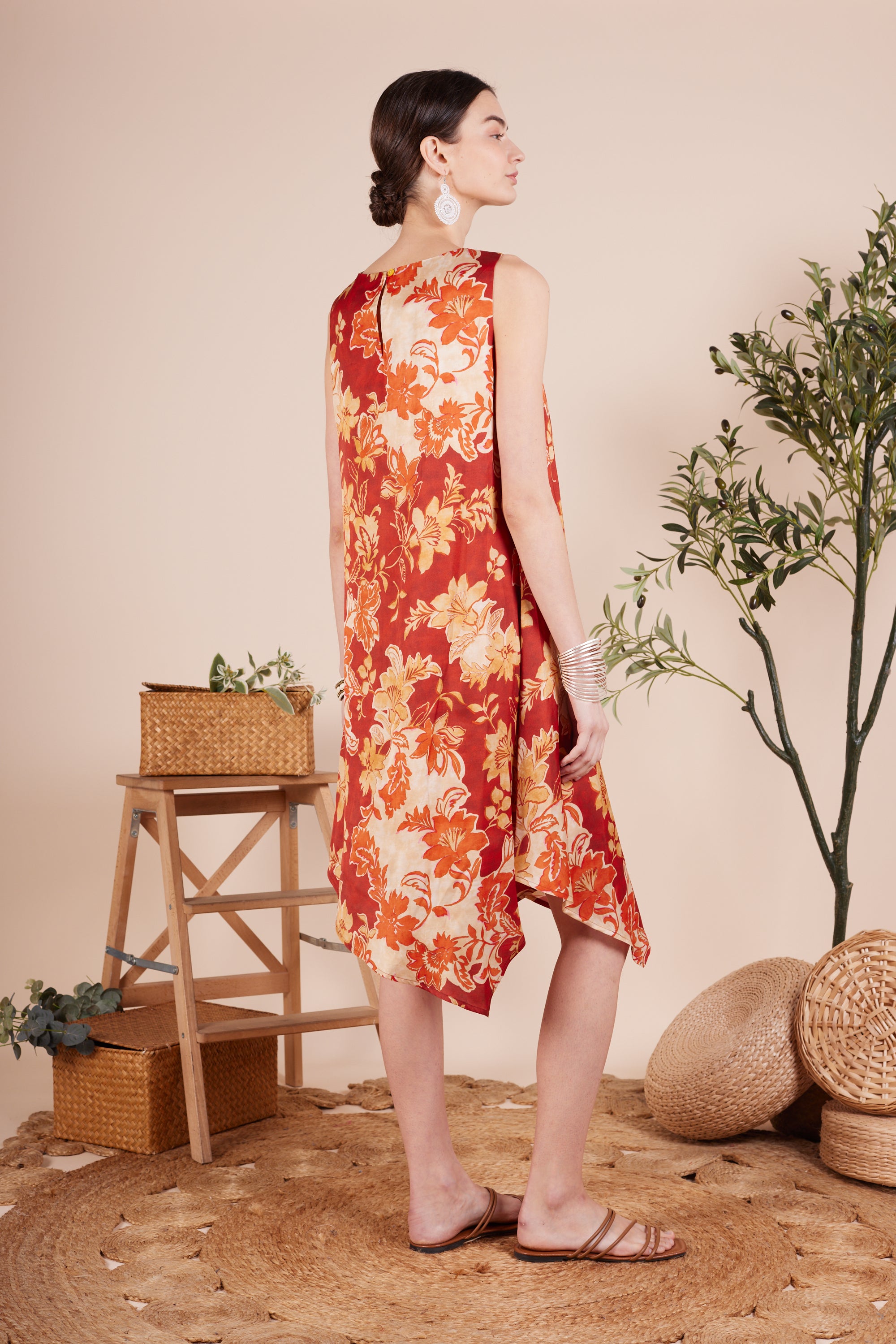 Myra Floral Printed Dress