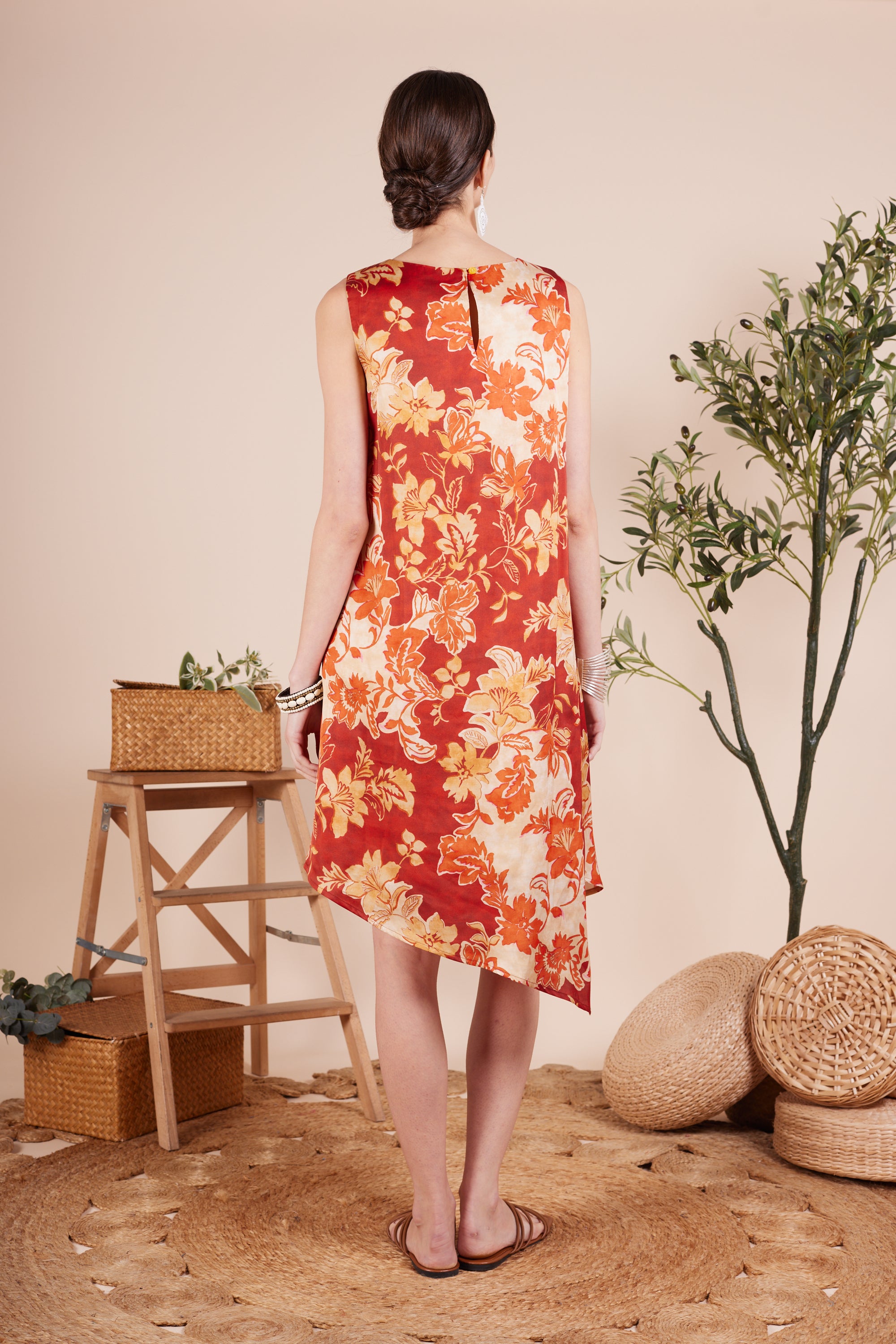 Myra Floral Printed Dress