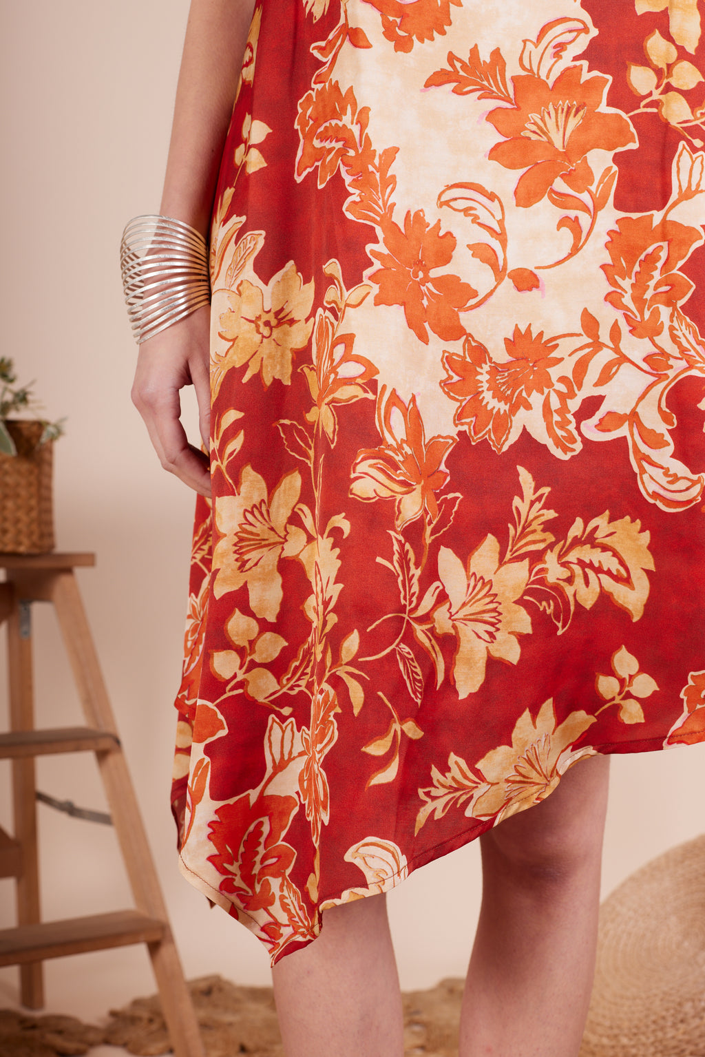 Myra Floral Printed Dress