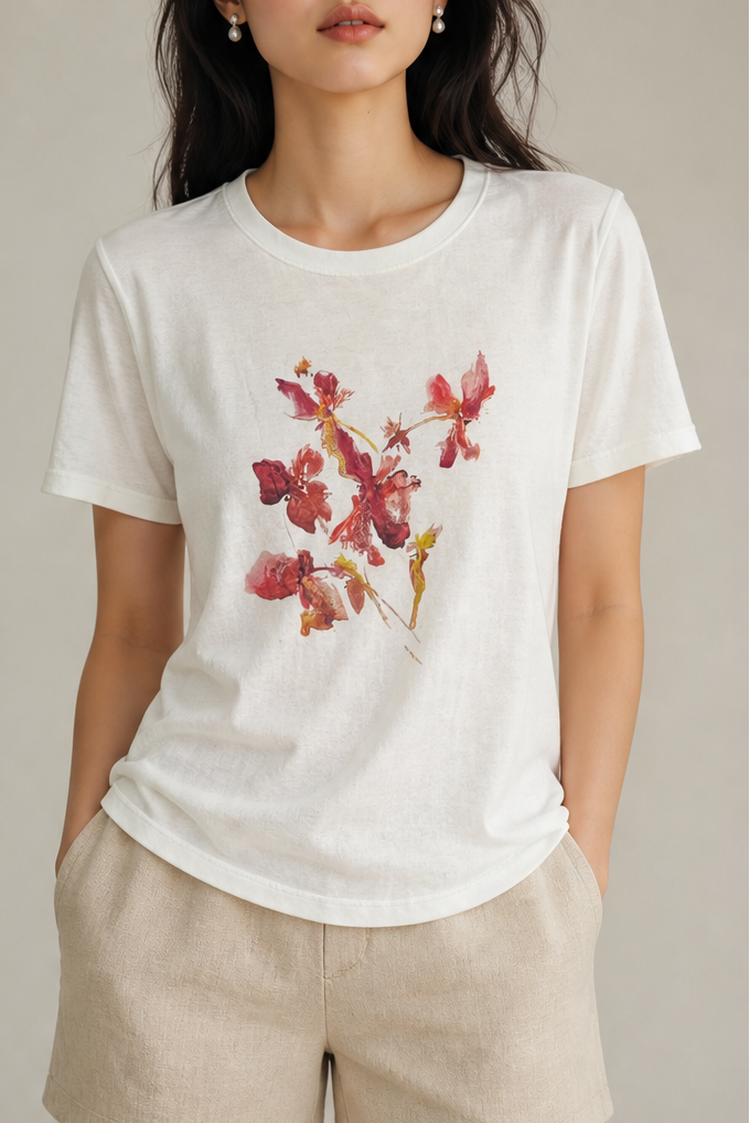 ORQUIDEA PRINTED T-SHIRT