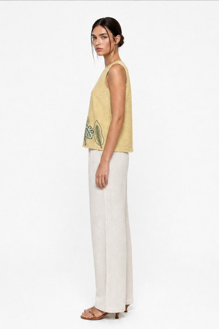 TUIMY EMBROIDERY TOP