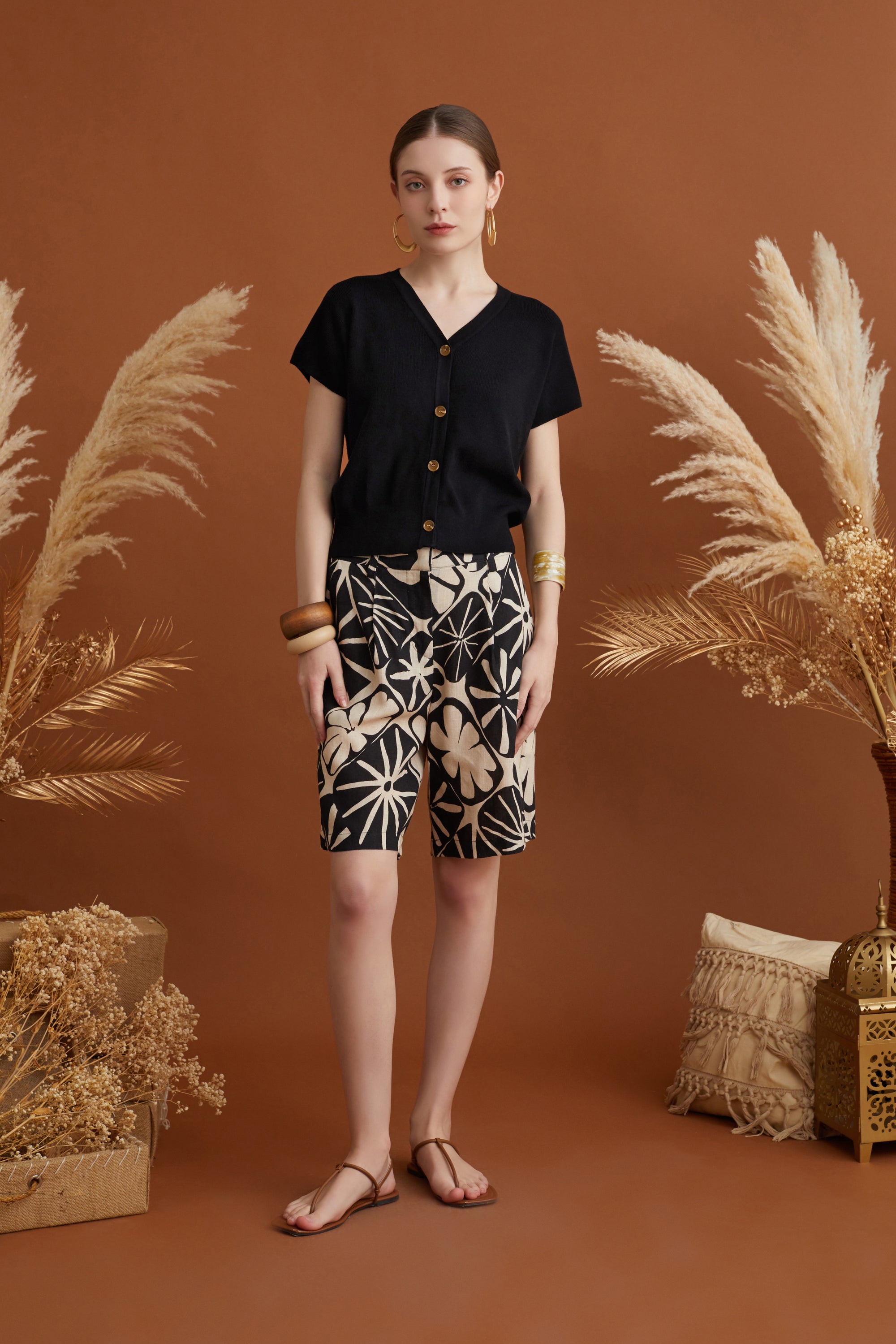 SHAKIRA PRINTED BERMUDA