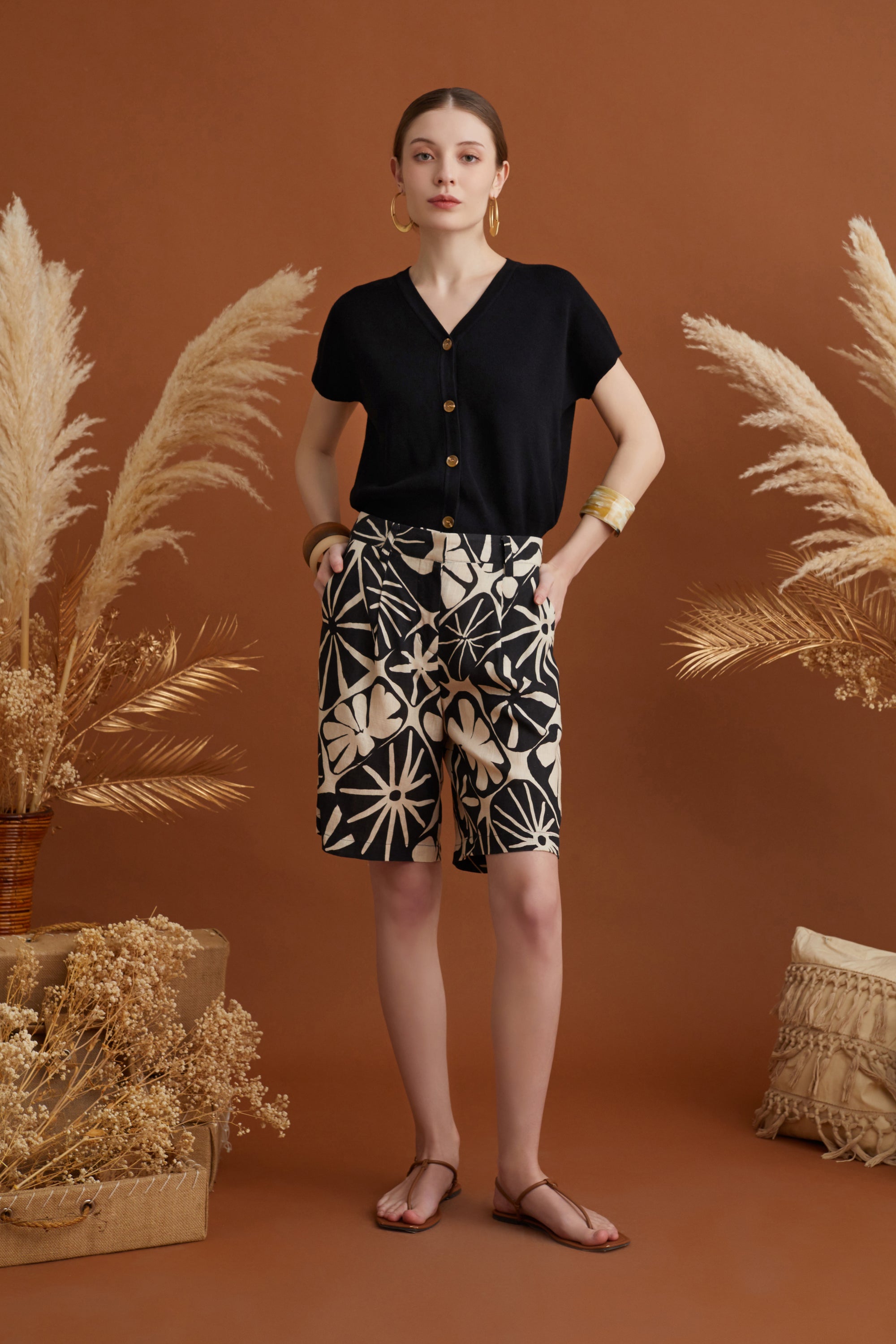 SHAKIRA PRINTED BERMUDA