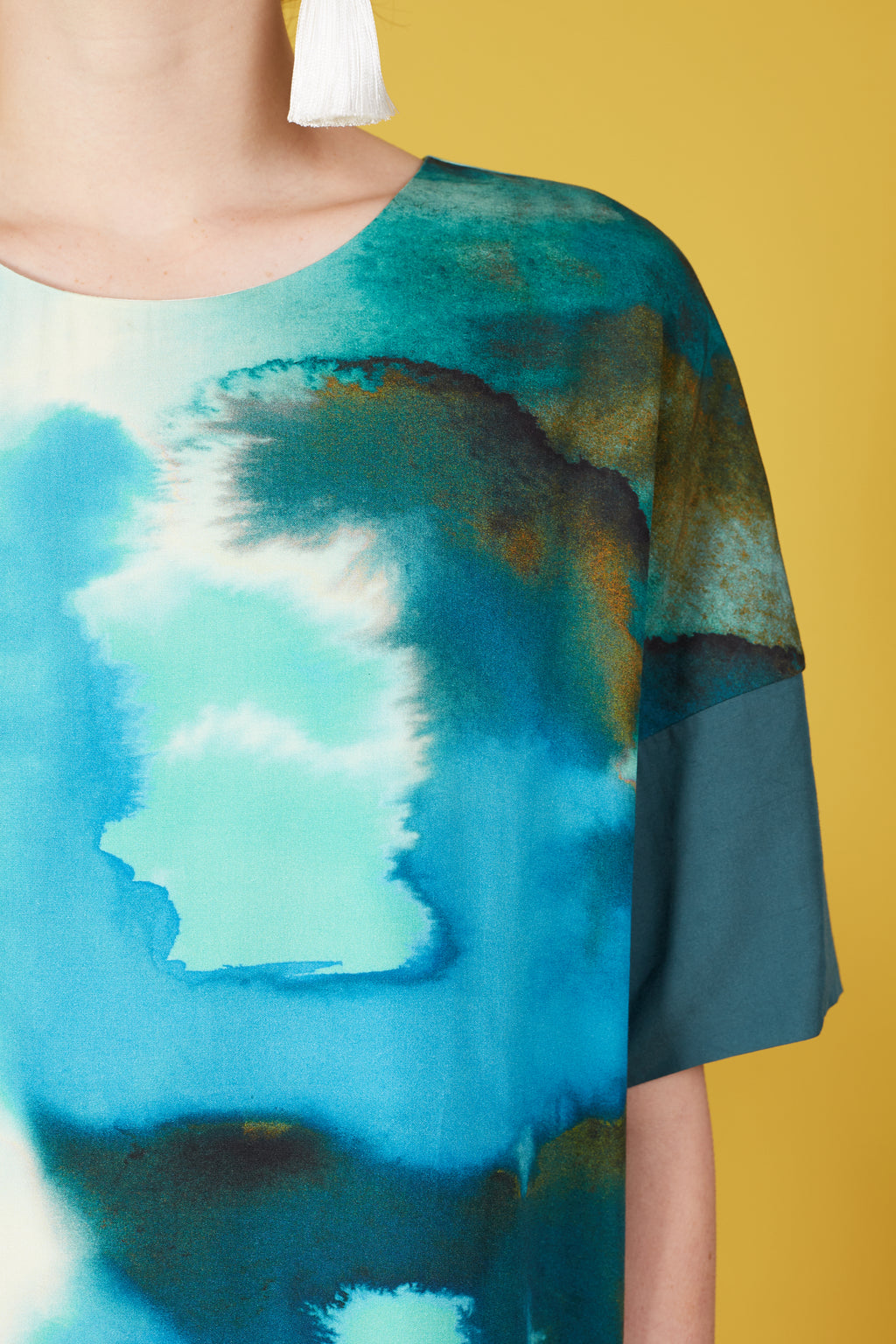 Kaia Watercolor Print Dress