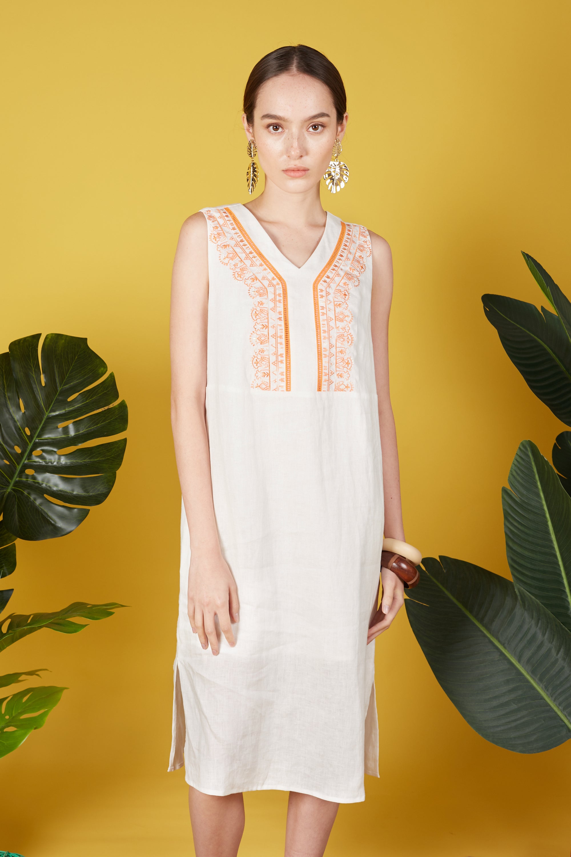 Ellie Embroidery Midi