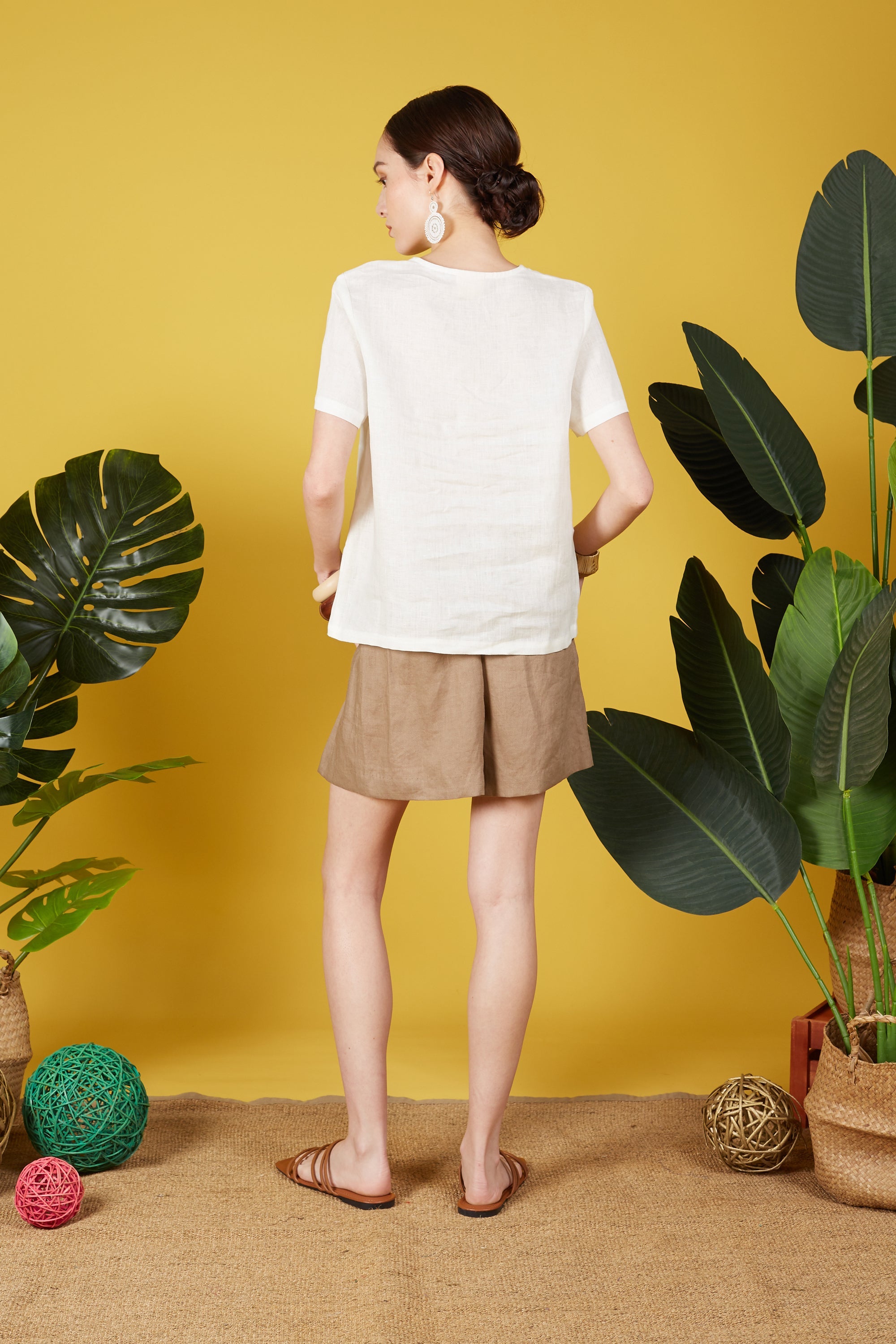 Julie Pleated Shorts