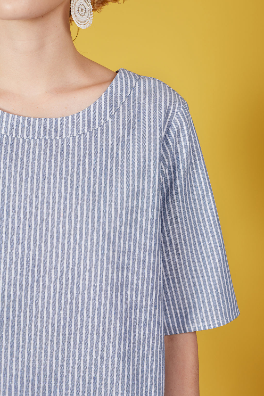 Maia Blouse with Stripes