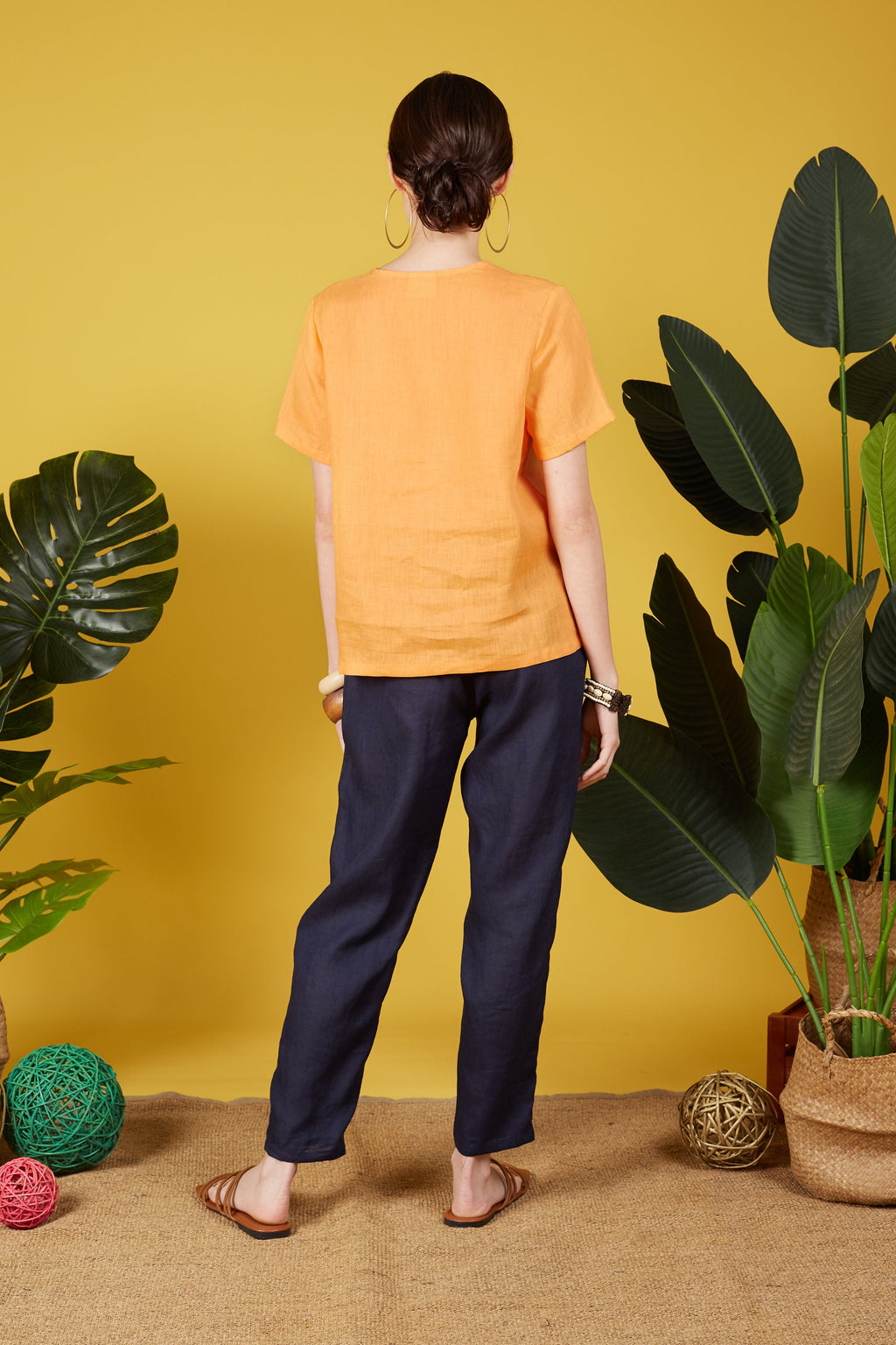 Lorissa Essential V Neck Blouse