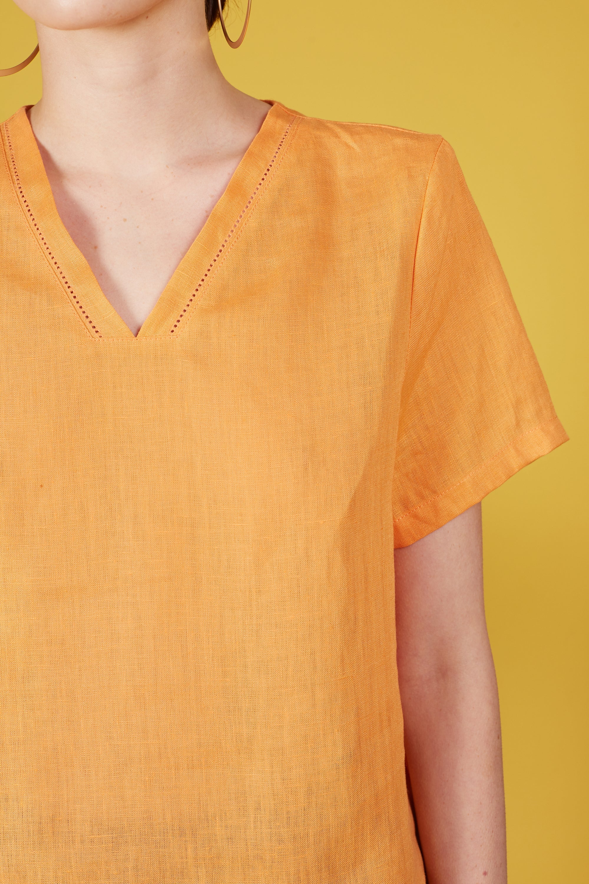 Lorissa Essential V Neck Blouse