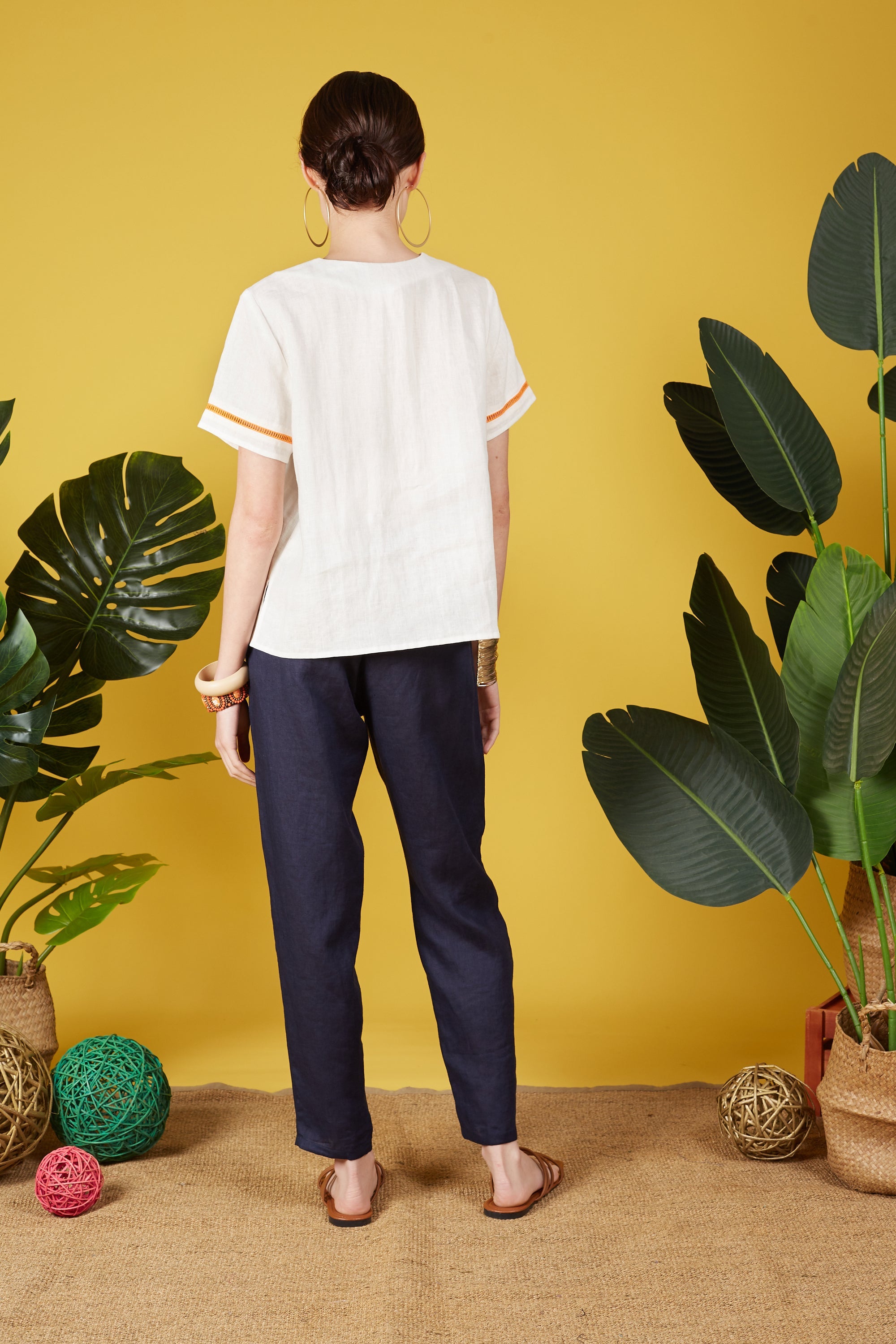 Ellie Embroidery Top