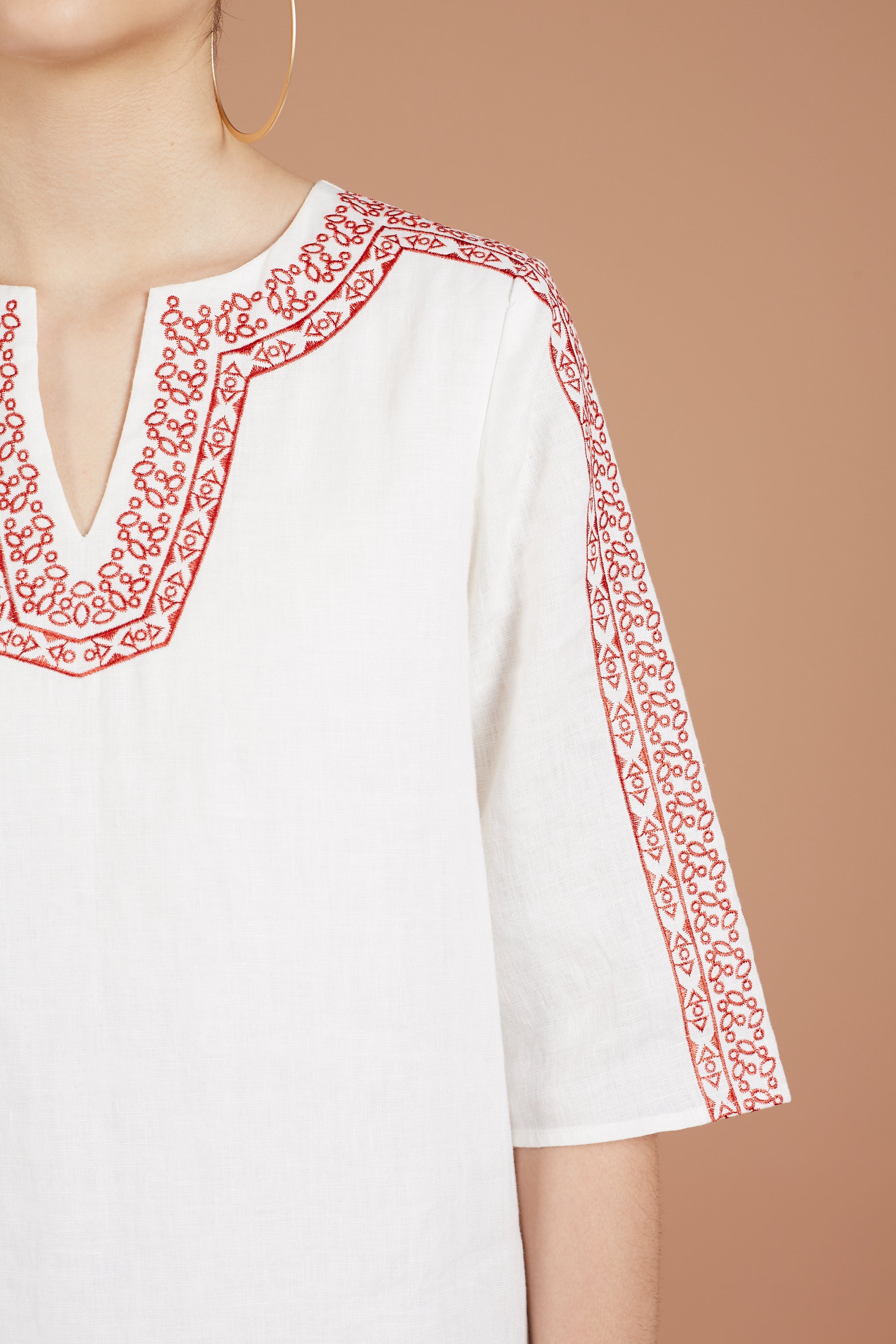 Asha Embroidery Dress