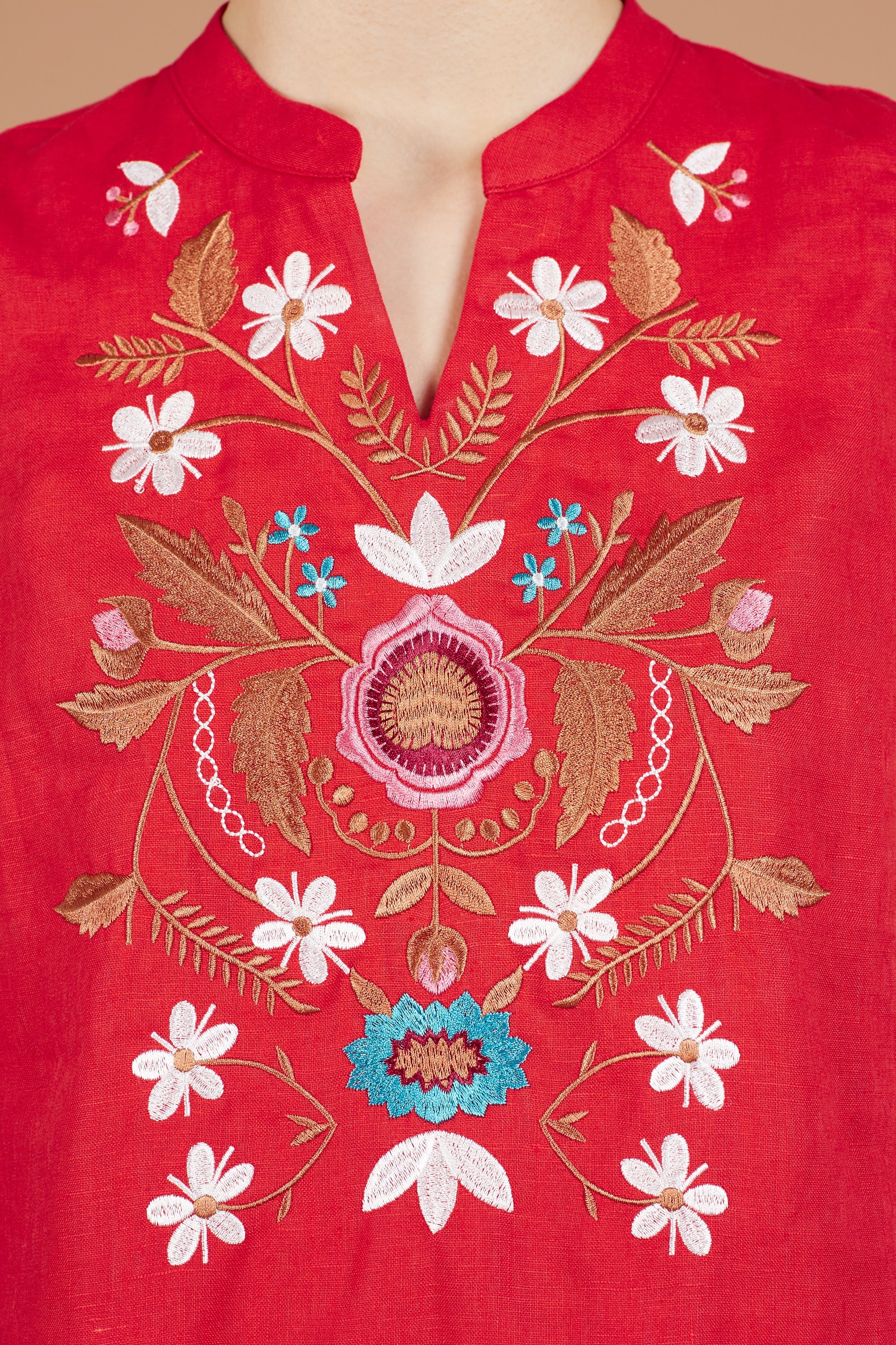 Kai Oriental Embroidery Top